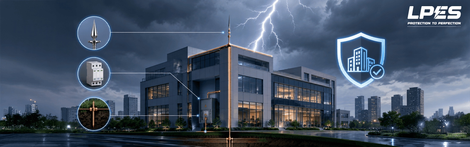 Lightning Protection for Commercial Buildings