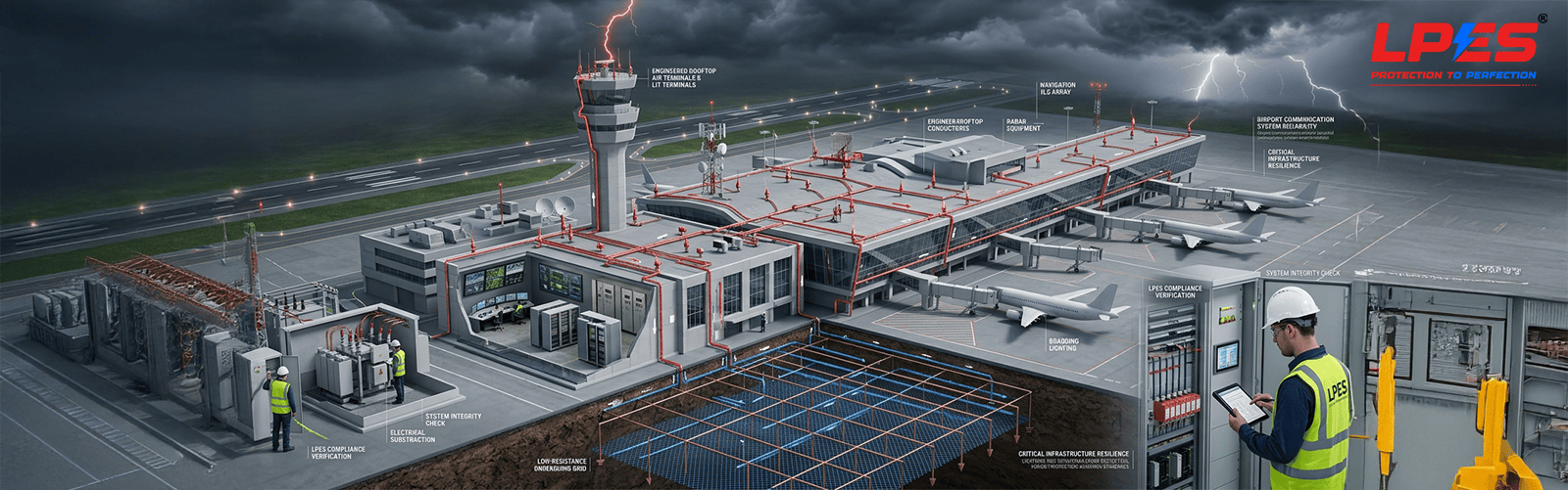 Lightning Protection Solutions for Aviation Infrastructure  