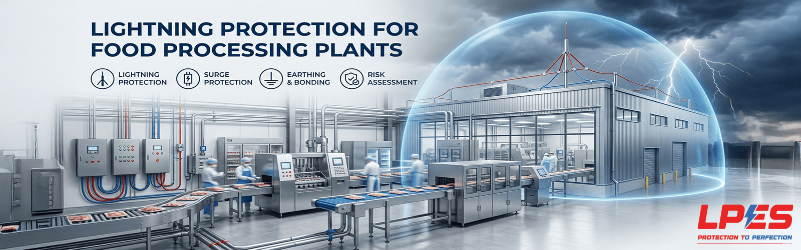 Lightning Protection for Food Processing Plants