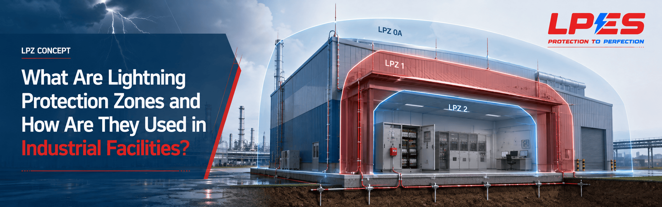 What Are Lightning Protection Zones and How Are They Used in Industrial Facilities?  