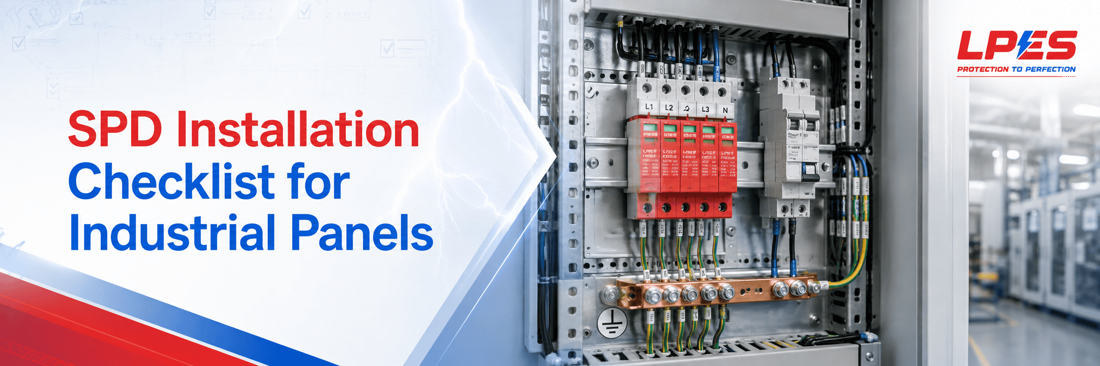 SPD Installation Checklist for Industrial Panels  
