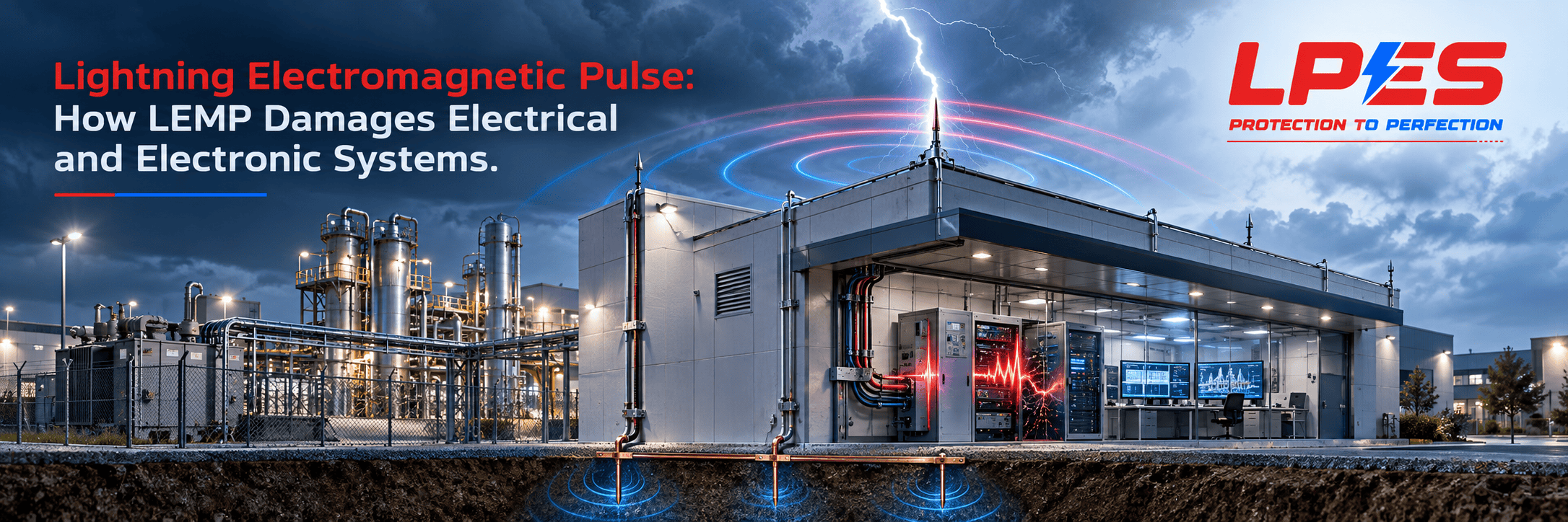Lightning Electromagnetic Pulse: How LEMP Damages Electrical and Electronic Systems