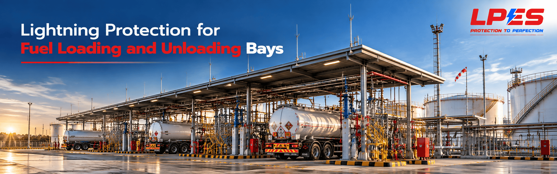 Lightning Protection for Fuel Loading and Unloading Bays