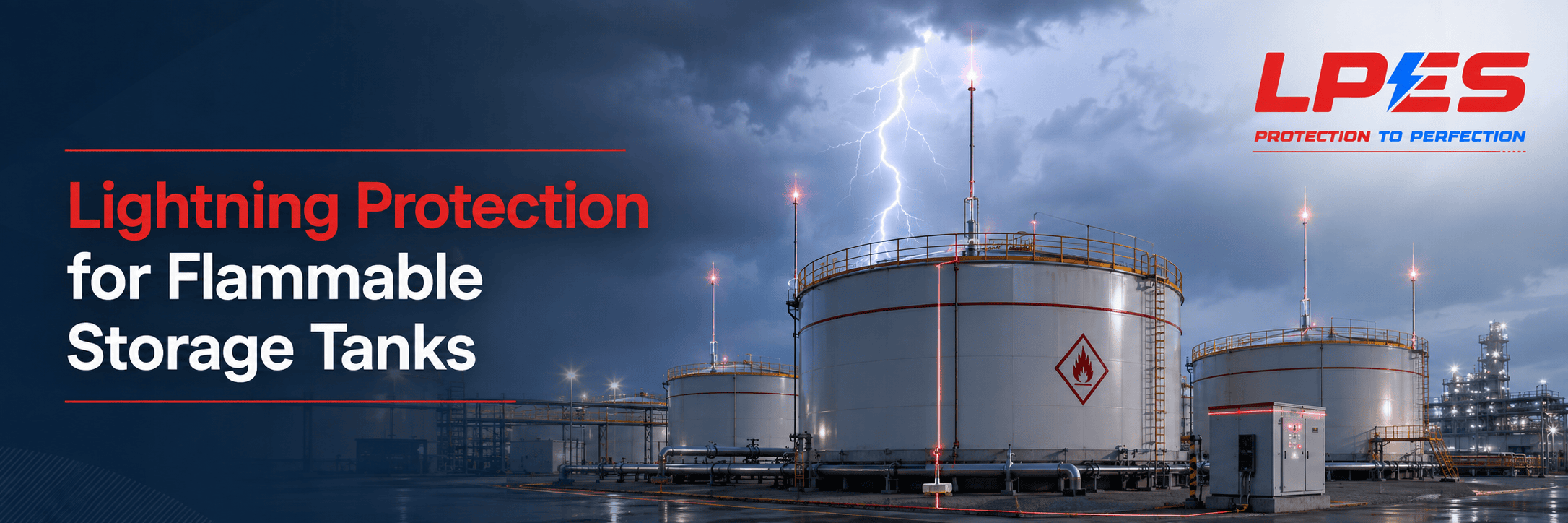 Lightning Protection for Flammable Storage Tanks  