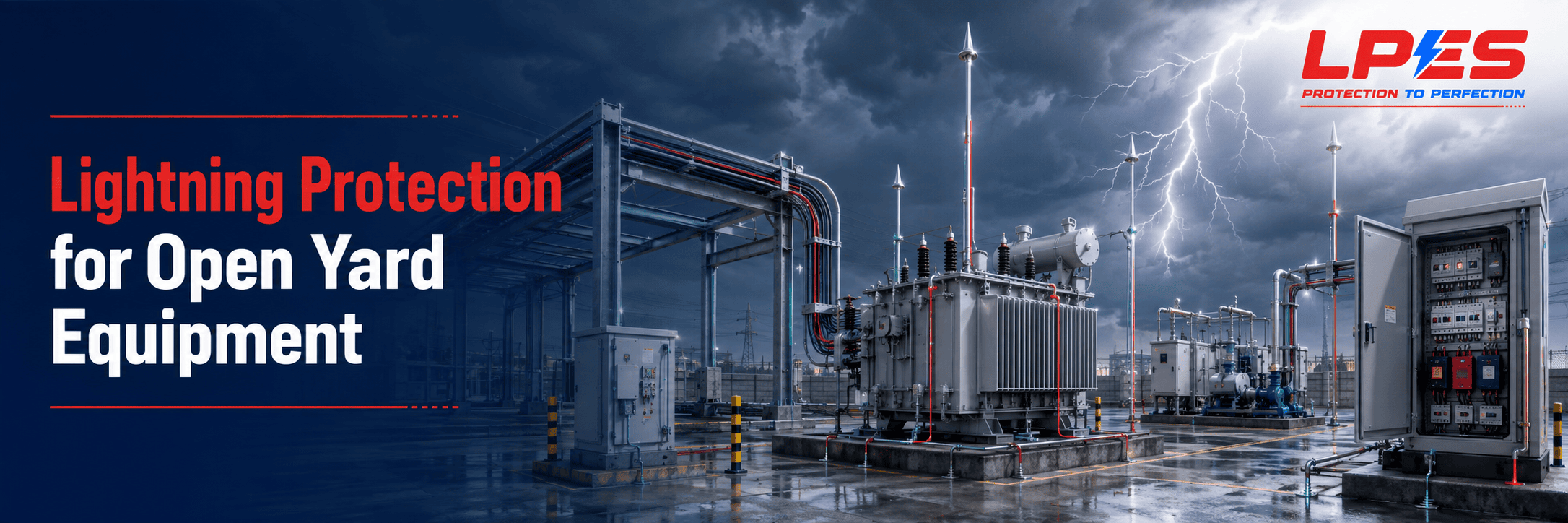Lightning Protection for Open Yard Equipment  