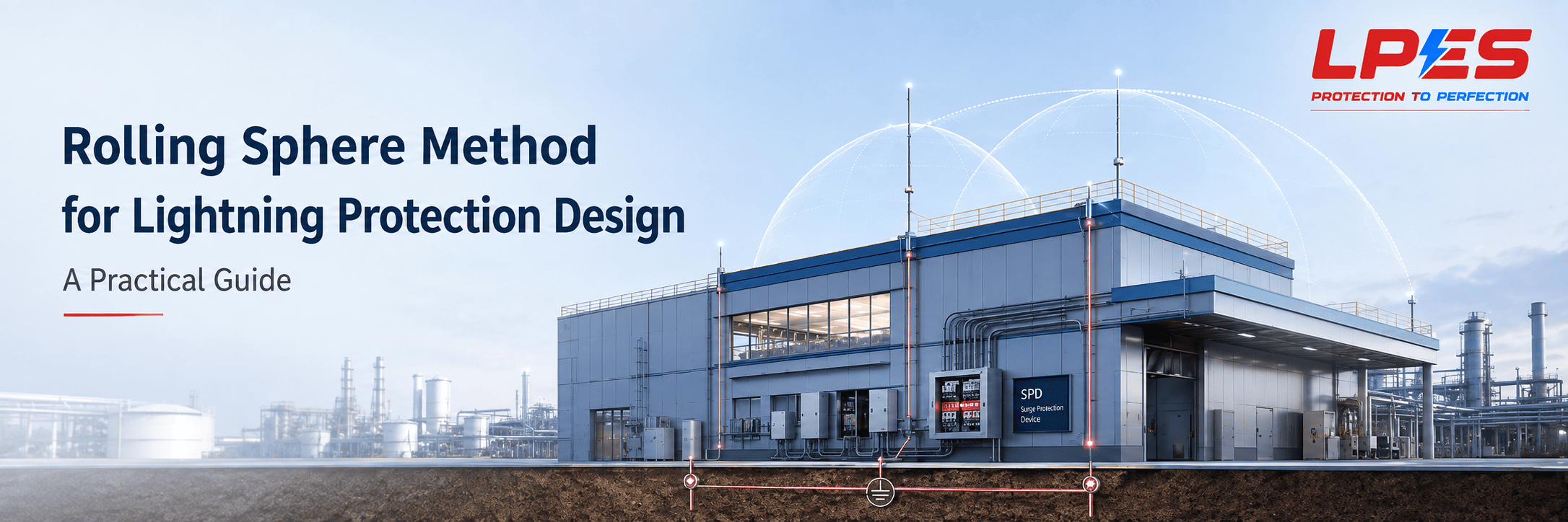 Rolling Sphere Method for Lightning Protection Design: A Practical Guide  
