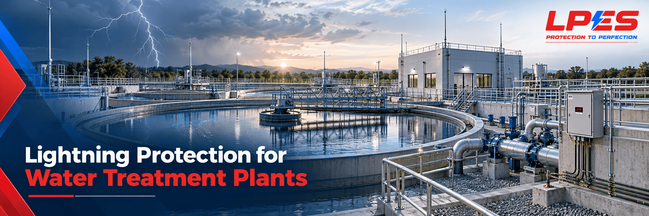 Lightning Protection for Water Treatment Plants  