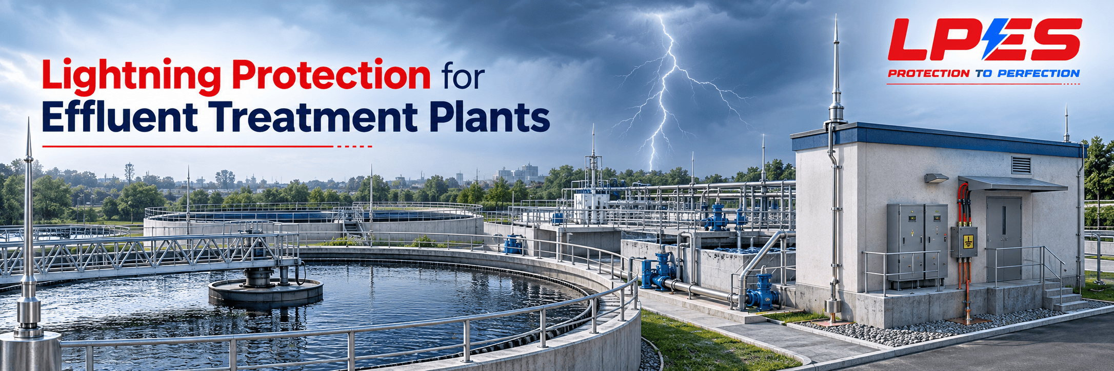 Lightning Protection for Effluent Treatment Plants
