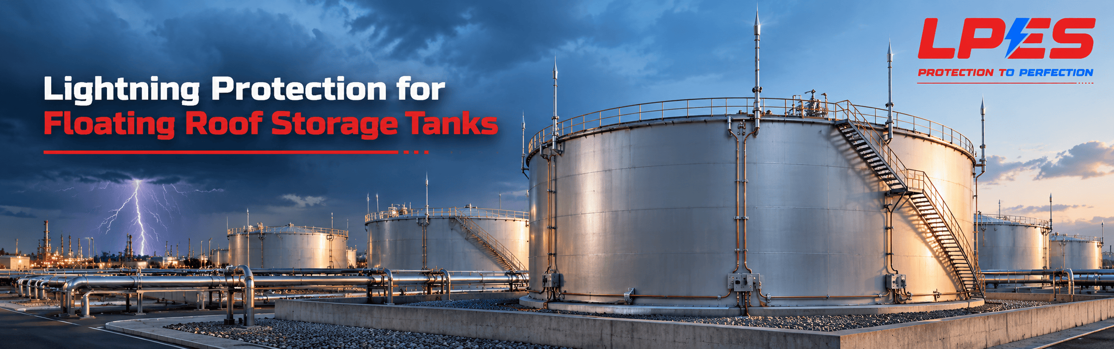 Lightning Protection for Floating Roof Storage Tanks