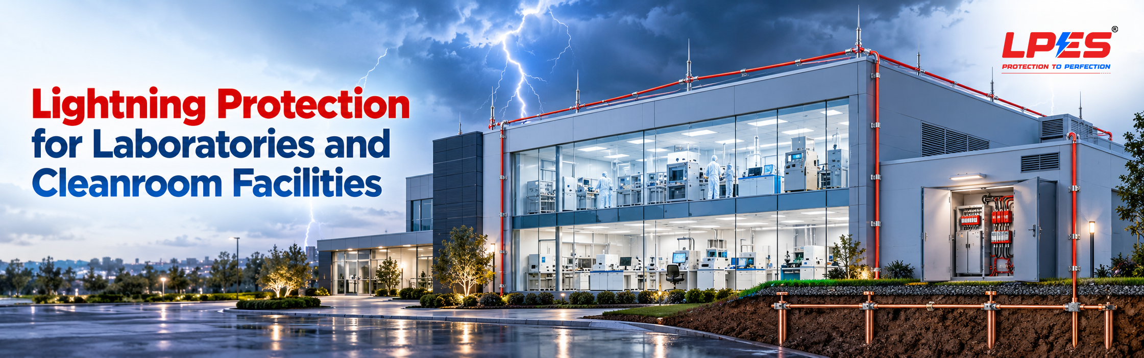 Lightning Protection for Semiconductor and Electronics Manufacturing Plants  