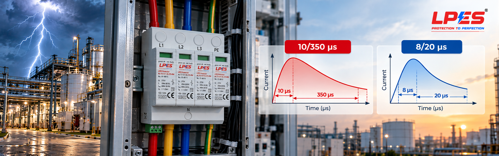 10/350 µs vs 8/20 µs Surge Waveforms Explained
