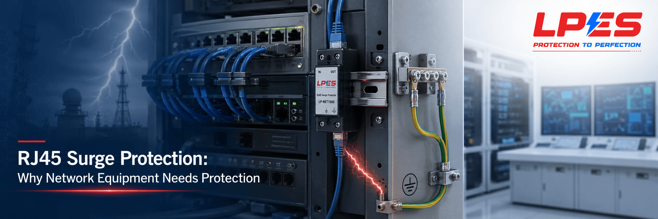 RJ45 Surge Protection: Why Network Equipment Needs Protection  
