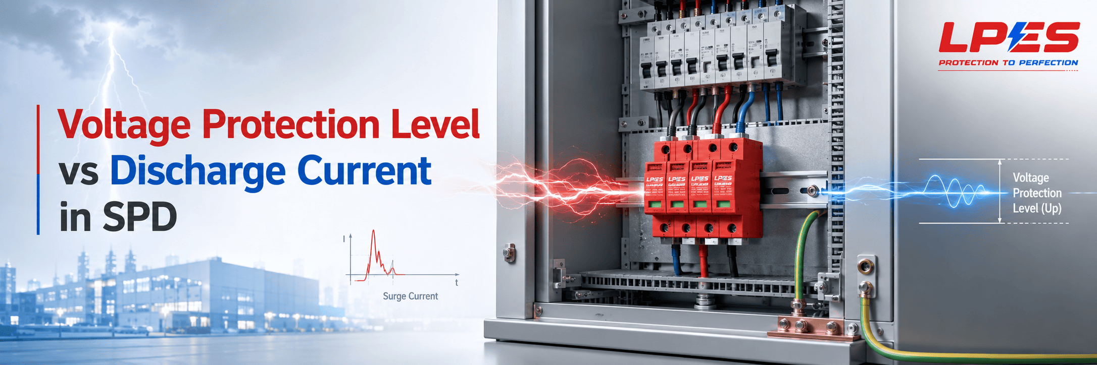 Difference Between Voltage Protection Level and Discharge Current in SPD  