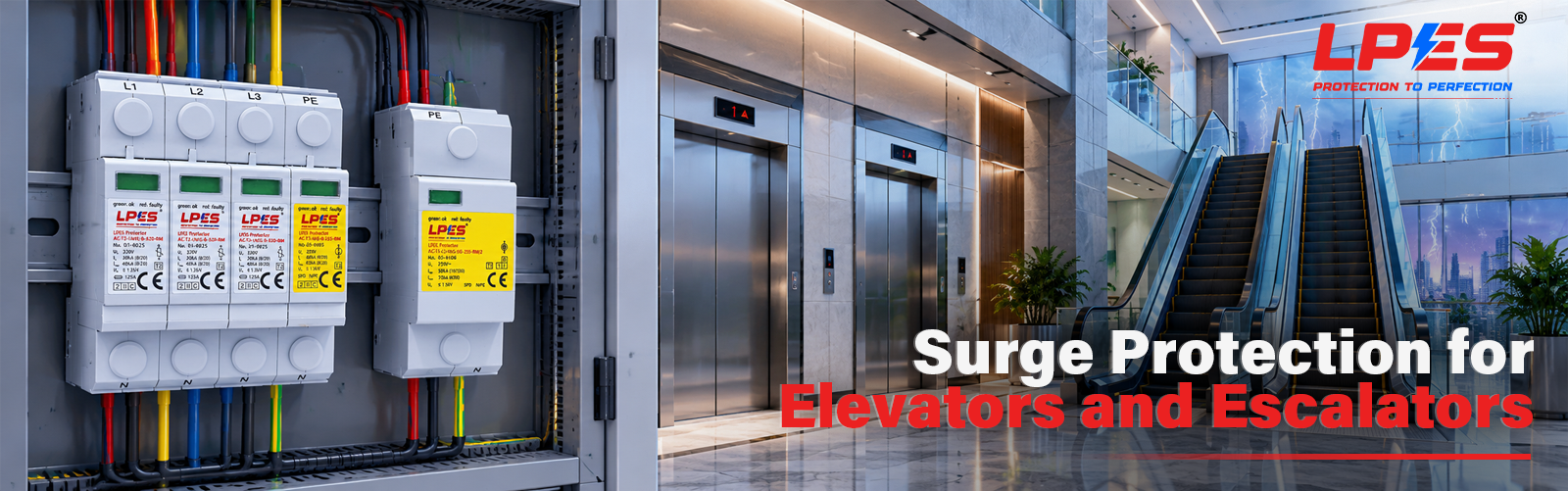 Surge Protection for Elevators and Escalators