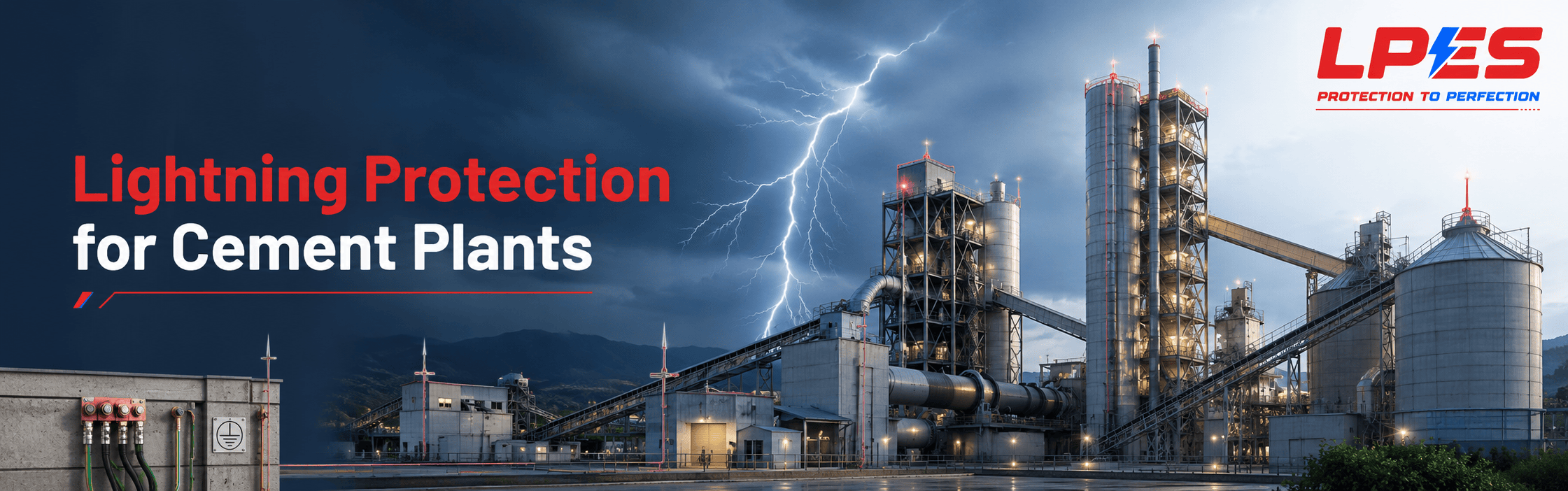 Lightning Protection for Cement Plants
