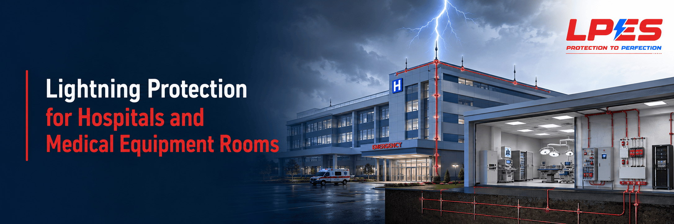 Lightning Protection for Hospitals and Medical Equipment Rooms 