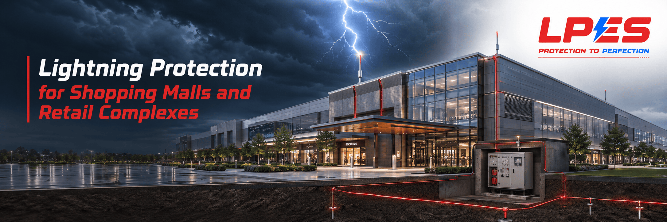 Lightning Protection for Shopping Malls and Retail Complexes
