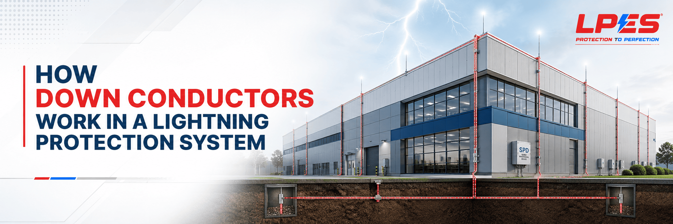 How Down Conductors Work in a Lightning Protection System