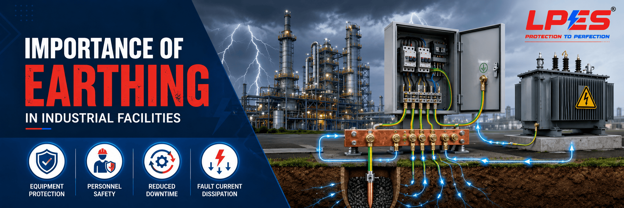 Importance of Earthing in Industrial Facilities  