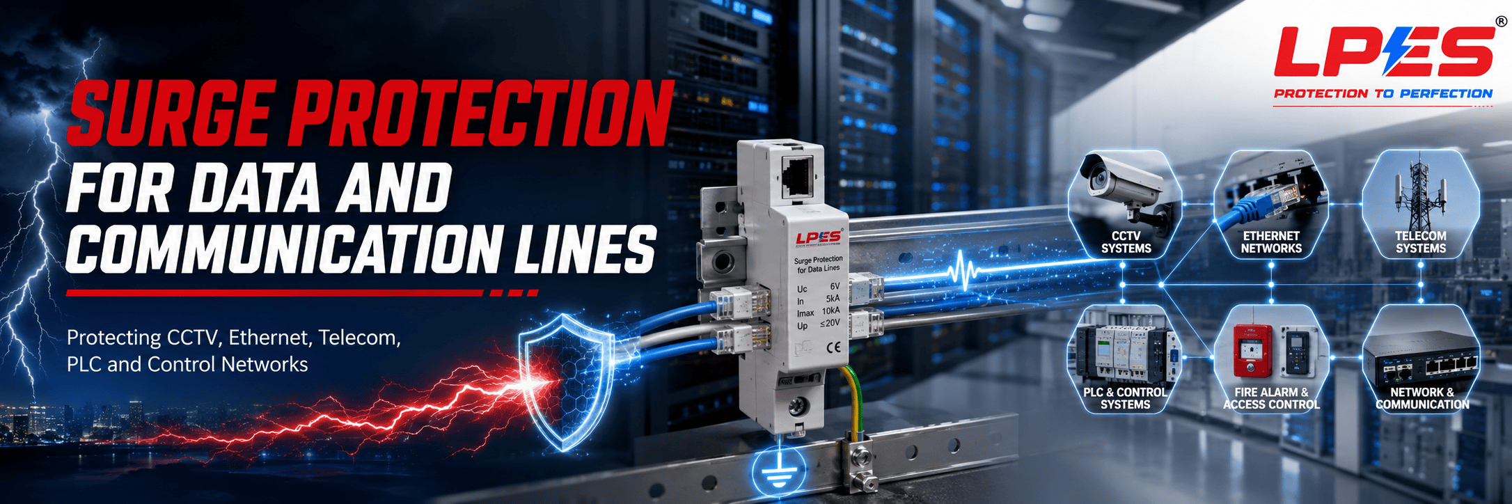 Surge Protection for Data and Communication Lines
