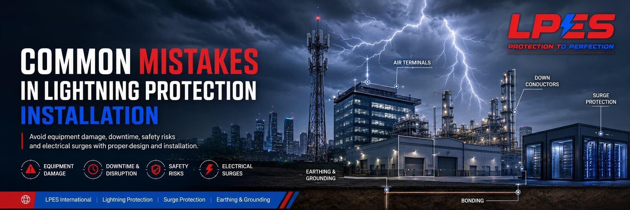 Common Mistakes in Lightning Protection Installation