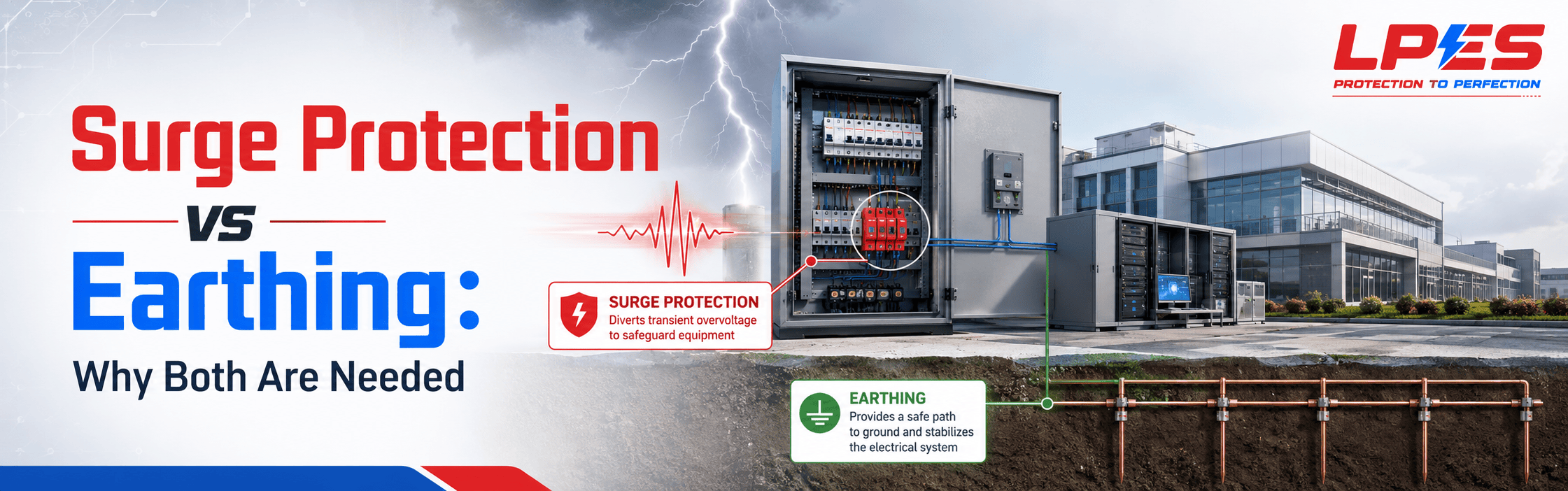 Surge Protection vs Earthing: Why Both Are Needed