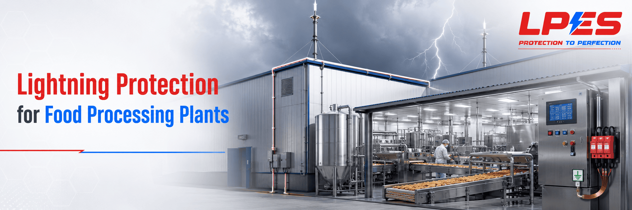 Lightning Protection for Food Processing Plants
