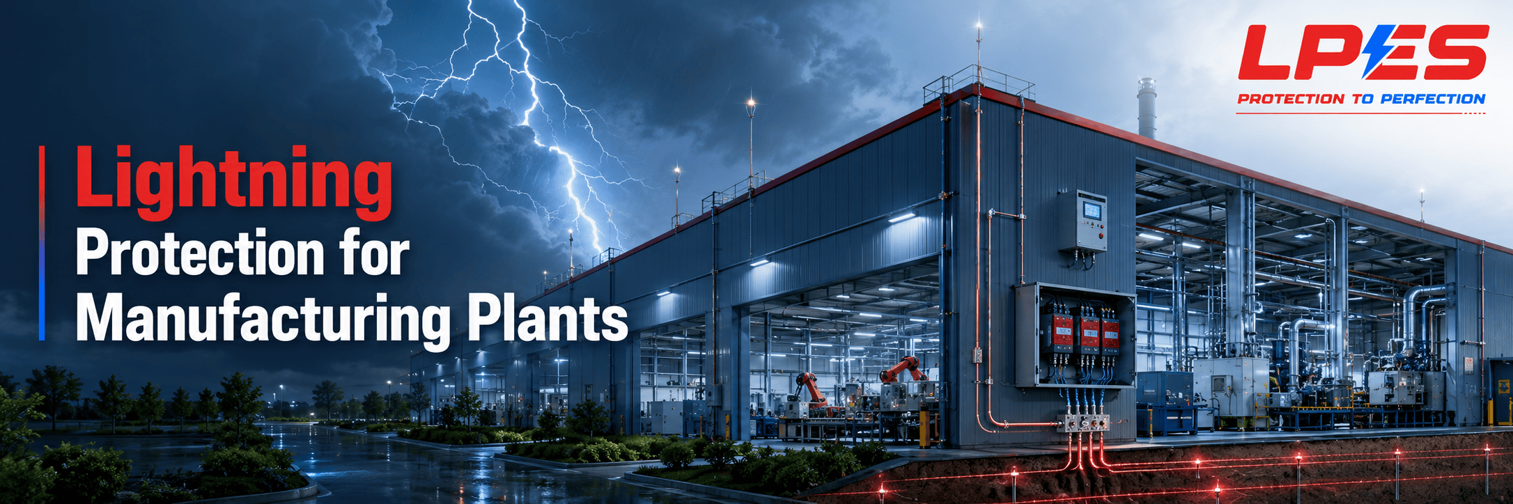 Lightning Protection for Manufacturing Plants