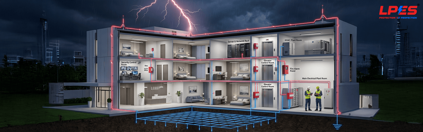 Lightning Protection Solutions for Hotels and Hospitality Infrastructure 